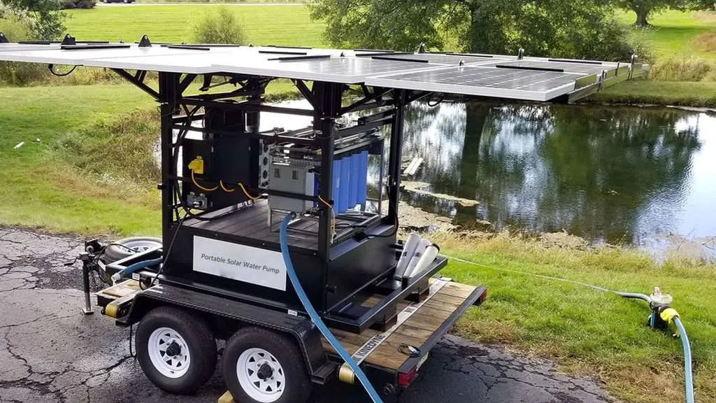Portable Solar Water Pump, Solar Pond Pump