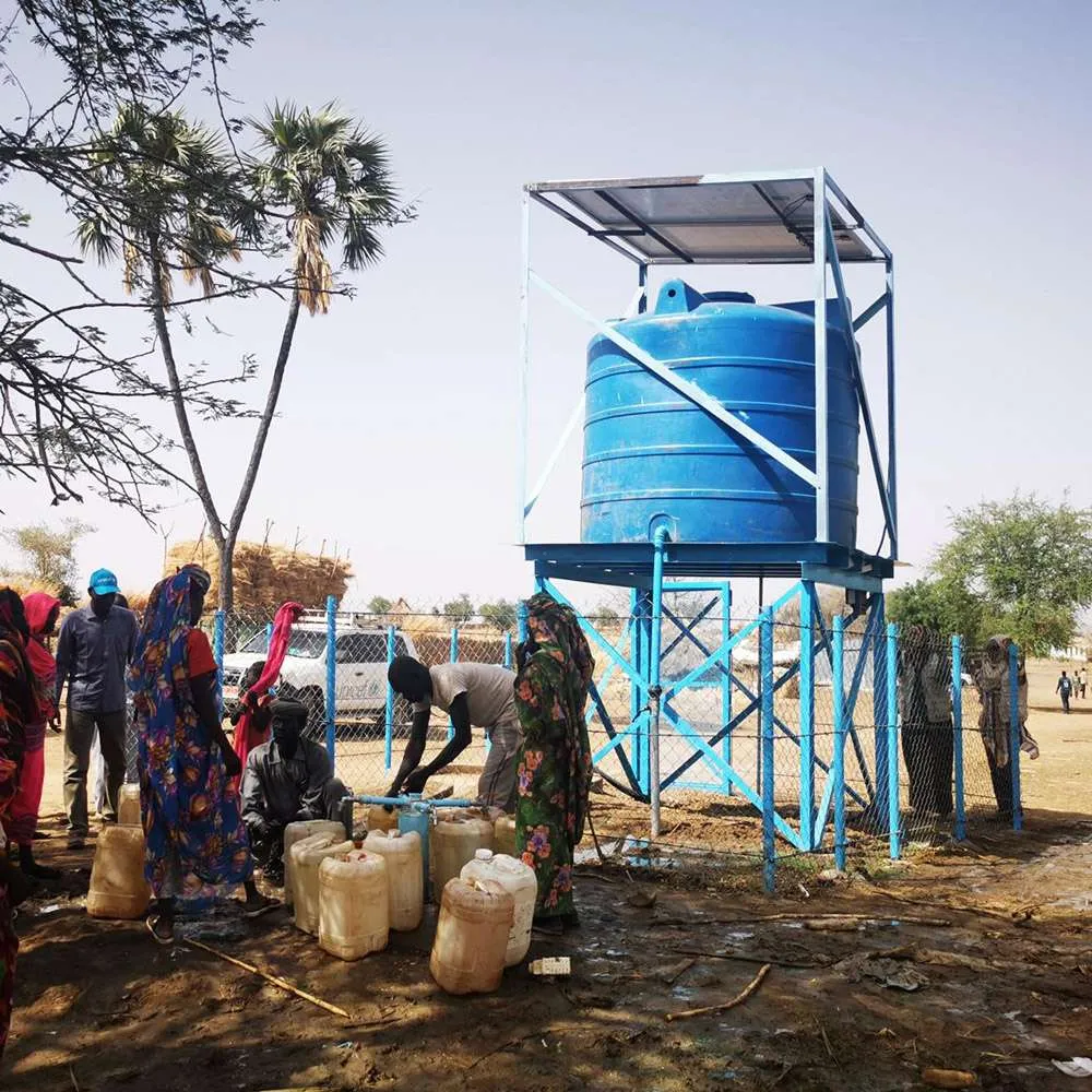 Solar Powered Water Pumping System in Community