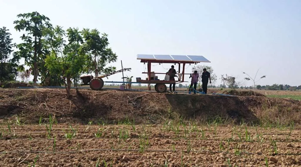 pompage solaire en agriculture, panneau solaire Couleenergy
