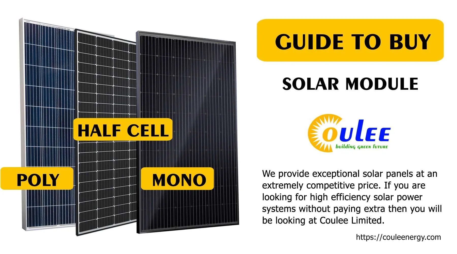 Diferentes tipos de paneles solares