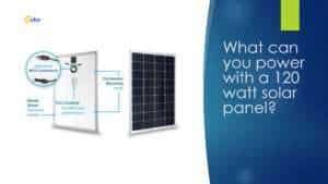 120W 12V Solar Panel