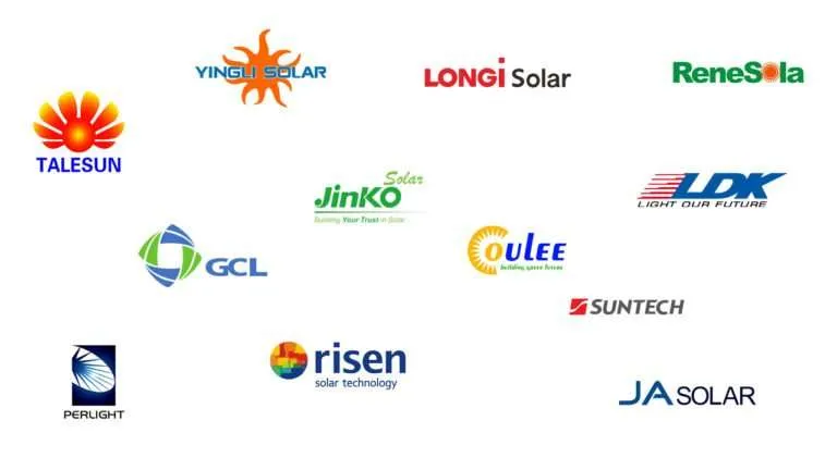 fabricante de paneles solares de marca