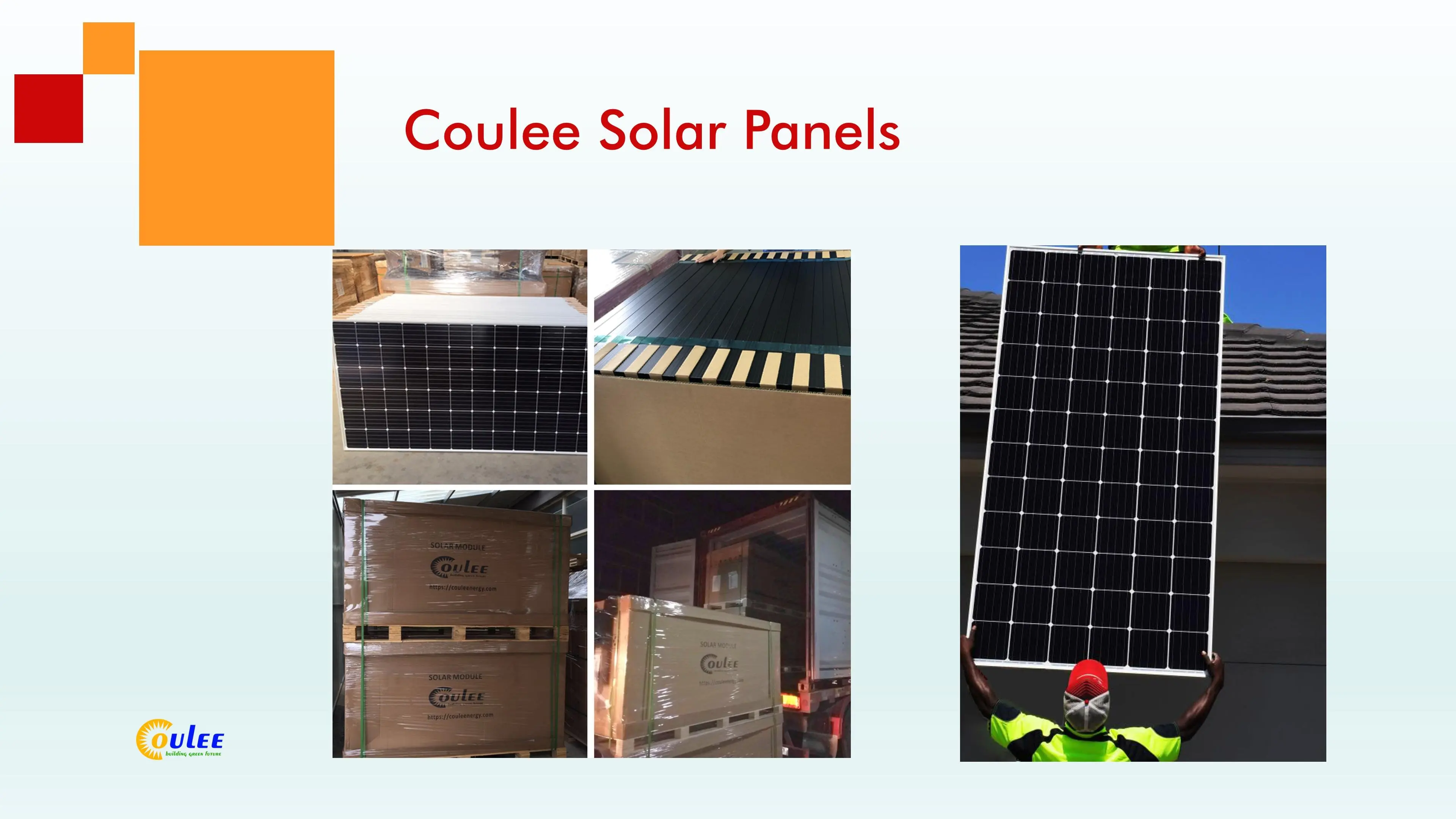 Coulee Solar Panels, Mono Solar Panels, Black Mono Solar Module