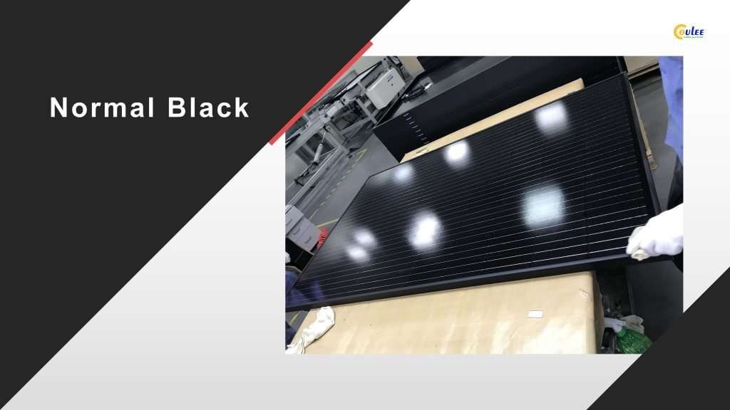 colored solar panels, full black solar panels