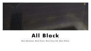 Panneau solaire entièrement noir 320 W, panneau solaire entièrement noir 300 Wp