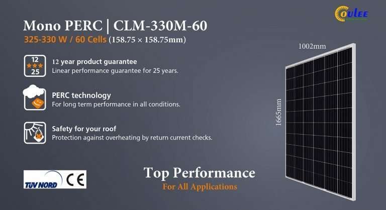 jinko 330w mono, longi solar full black