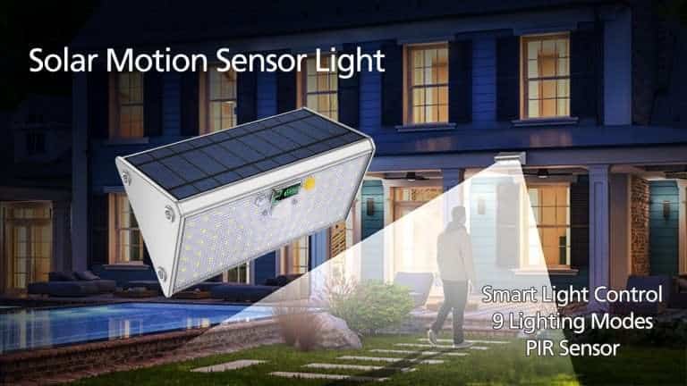 Solar Motion Sensor Lights, Solar Security LED Outdoor Light