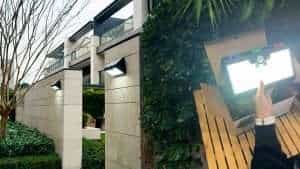 Lampe solaire d'extérieur à détecteur de mouvement, les meilleures lampes solaires suspendues