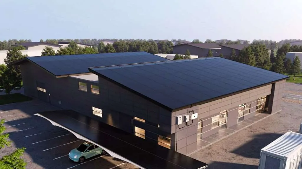 Panneaux solaires hybrides à technologie de contact arrière passivé sur le toit