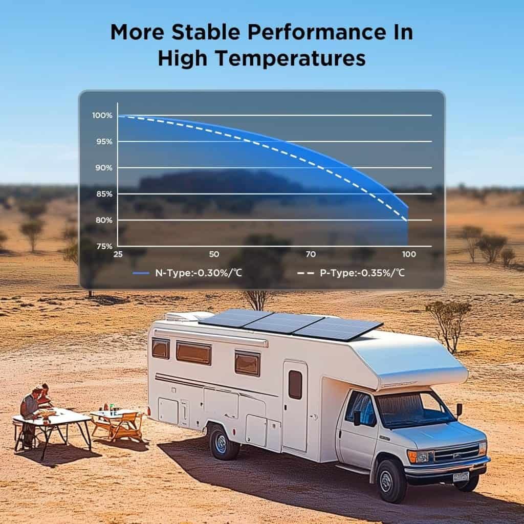 N-type Solar Modules Are Better Performance Solar Technology for Harsh Weather like High Temperature