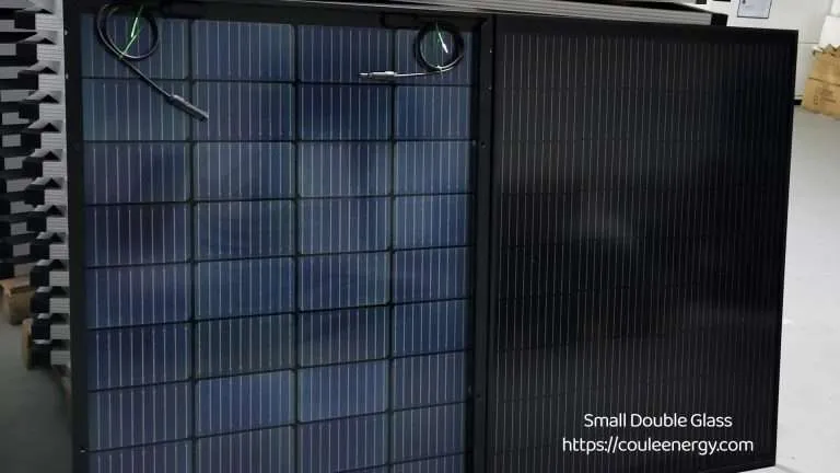 best small double glass solar panels factory