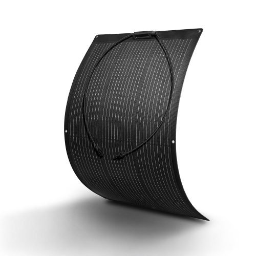 Paneles solares portátiles fotovoltaicos semiflexibles de 100 W completamente negros Compre paneles solares flexibles directamente de fábrica para superficies irregulares. ETFE flexible, elegante y completamente negro.