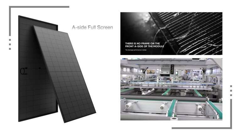 buy high-efficiency n-type solar panels direclty from manufacturers A-side self-cleaning design