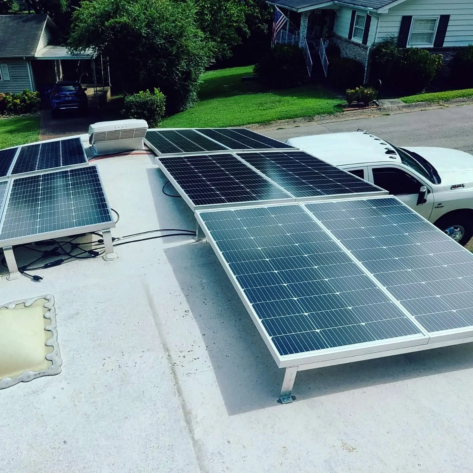 Panneau solaire monocristallin 100 W haute efficacité M10 cellules solaires PERC