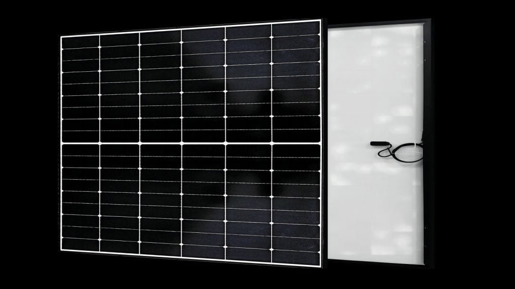 Aesthetic Sleek Black Frame IBC High Efficiency Solar Panels
