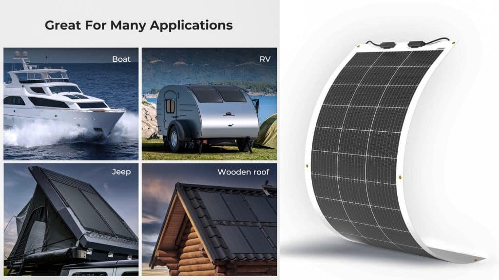 ETFE solar modules offer a balance of flexibility and durability, perfect for RV installations