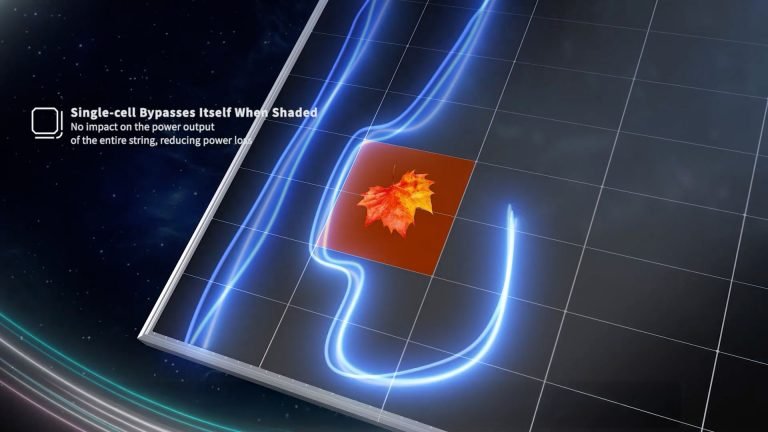 HPBC Solar Cell Technology Single-cell Bypasses Itself When Shaded