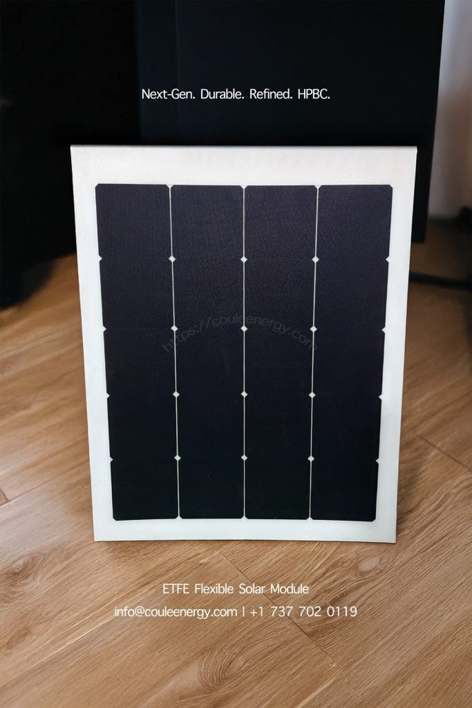 Tailored Flexible PV Modules | ETFE Coating + HPBC Cells for OEM