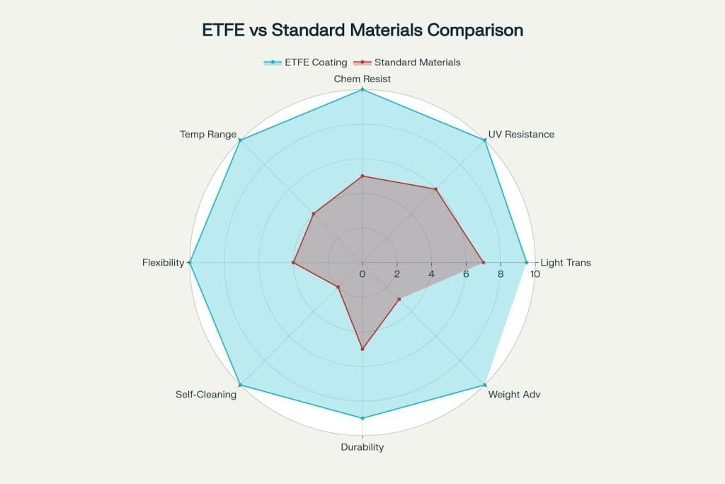 ETFE vs Standard Coating Materials Performance Comparison