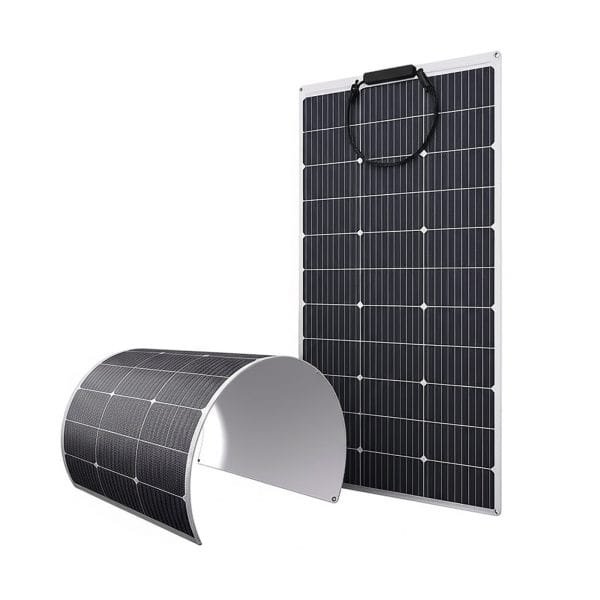 Custom Flexible 125W TOPCon Solar Panels with ETFE Surface Full Black