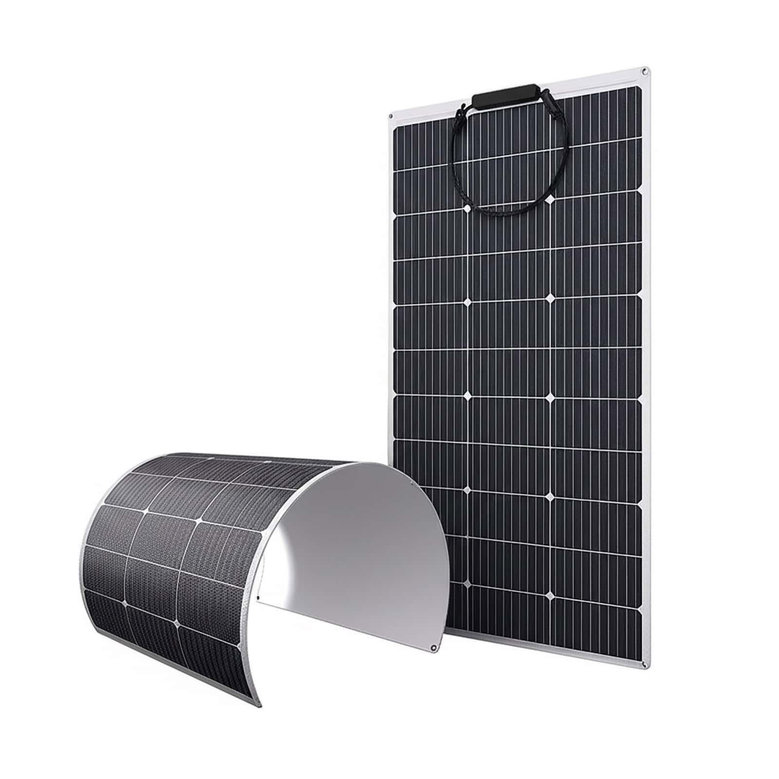 Lightweight and bendable Couleenergy solar module for RVs and boats