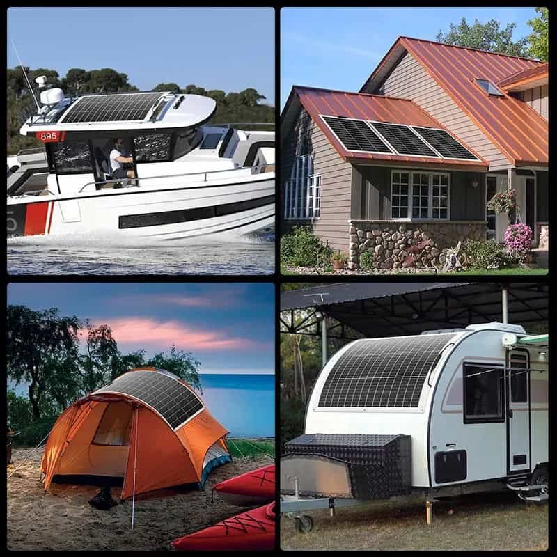 flexible Solarpanel-Anwendungen