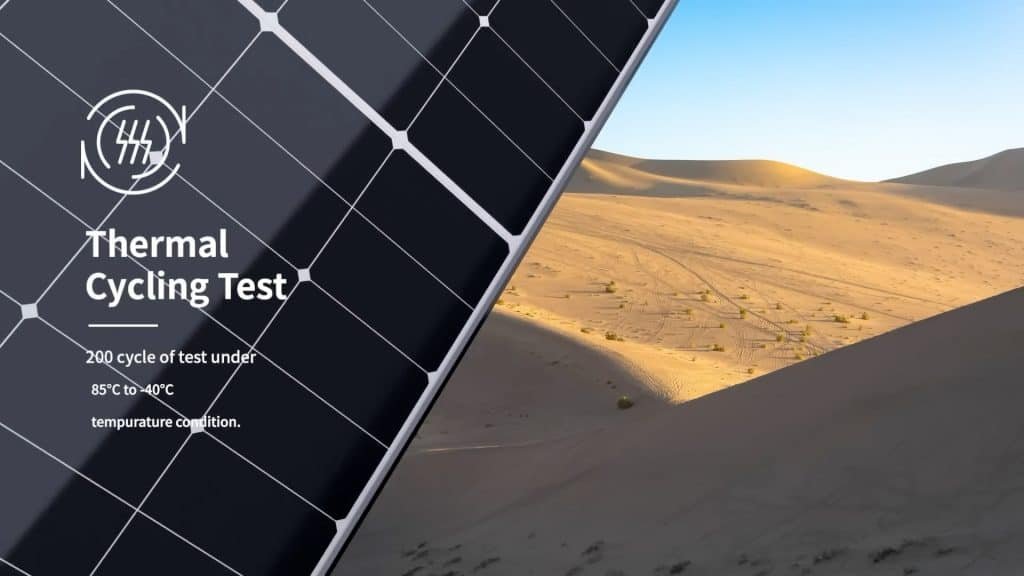 back contact solar panels temperature coefficient comparison