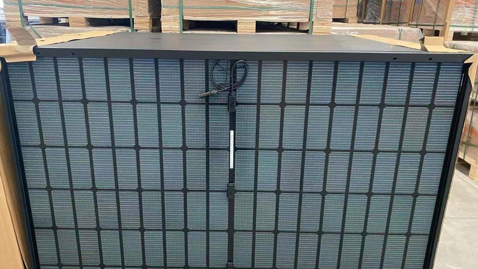 Solar Module Packaging at Warehouse in Couleenergy