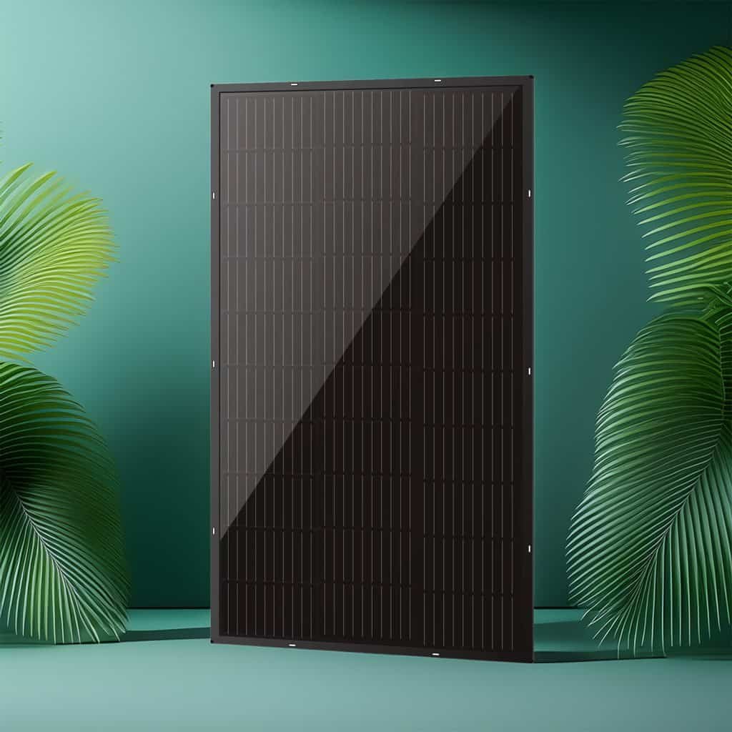 الشركة المصنعة للألواح الشمسية ذات الإطار الأسود بالكامل والأرق للغاية