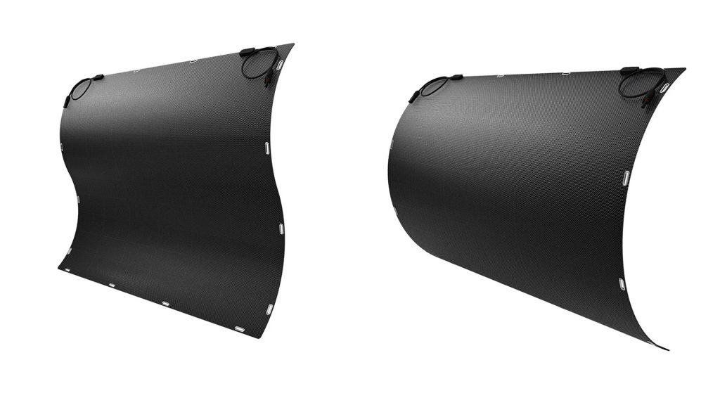 Custom size high efficiency bc solar panels semi-flexible etfe