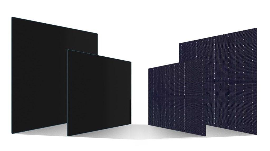 Innovative Zero Busbar Front Surface No Grid Fingers All Back Contact Cell Architecture