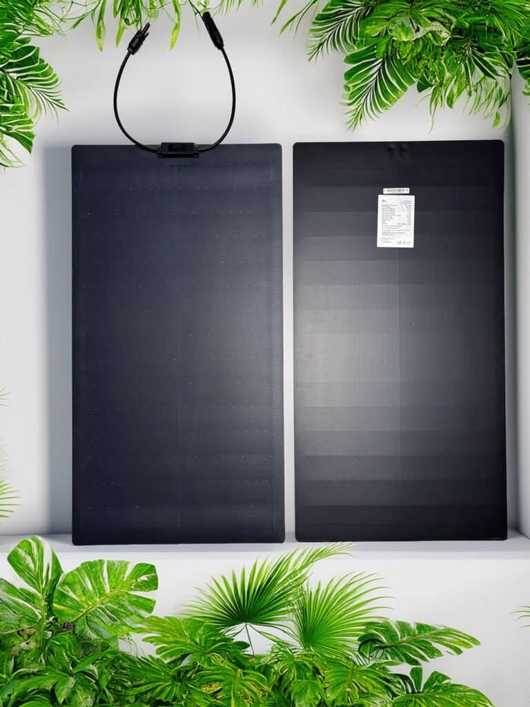ABC Flexible ETFE Lightweight Solar Panel Aesthetics All Black