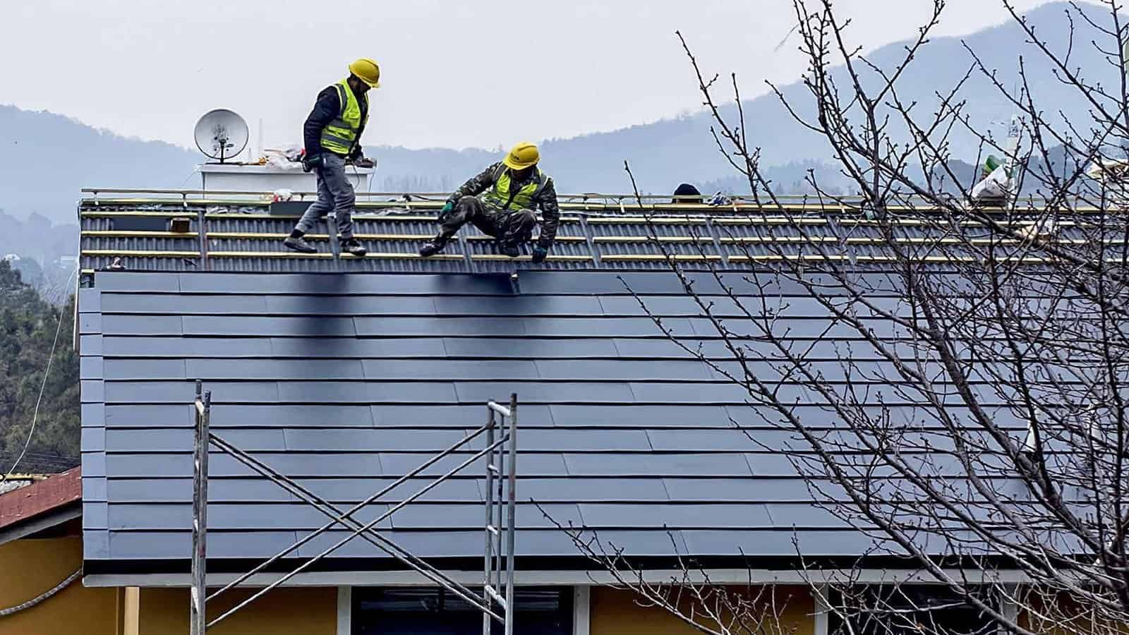 Solar-Dachziegel für Wohnhäuser