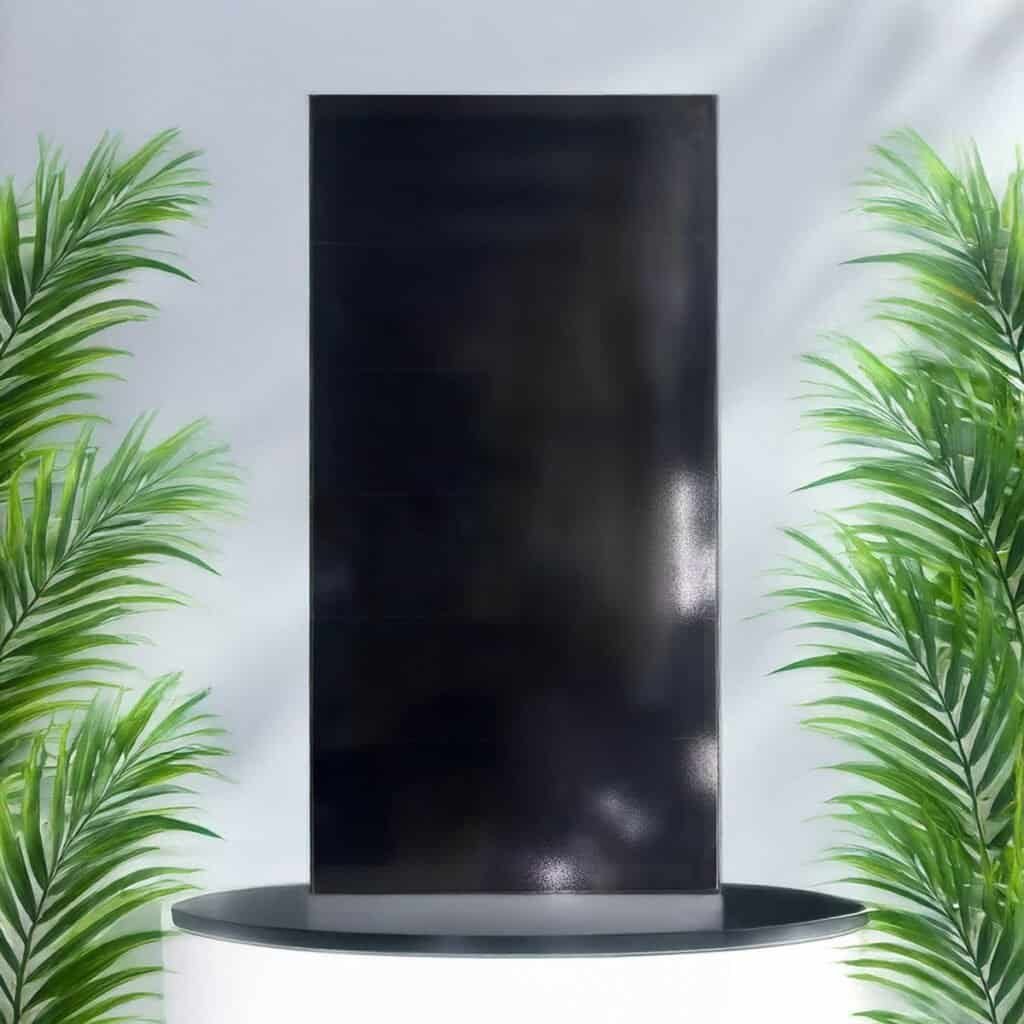 Solardachziegel Doppelglas Komplett Schwarz Kundenspezifische Rückseitenkontakt-Solarpanel-Produktion OEM ODM