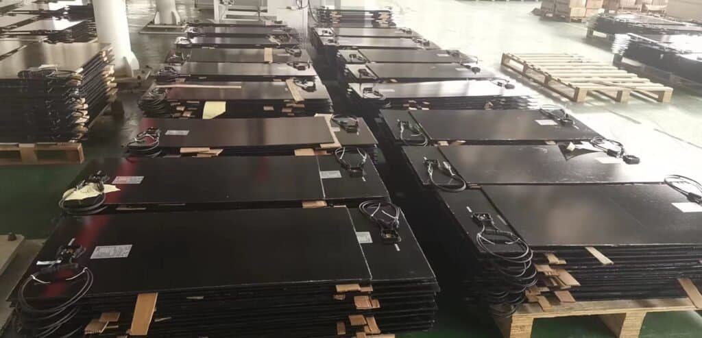 dual glass all black custom solar panel small MOQ China