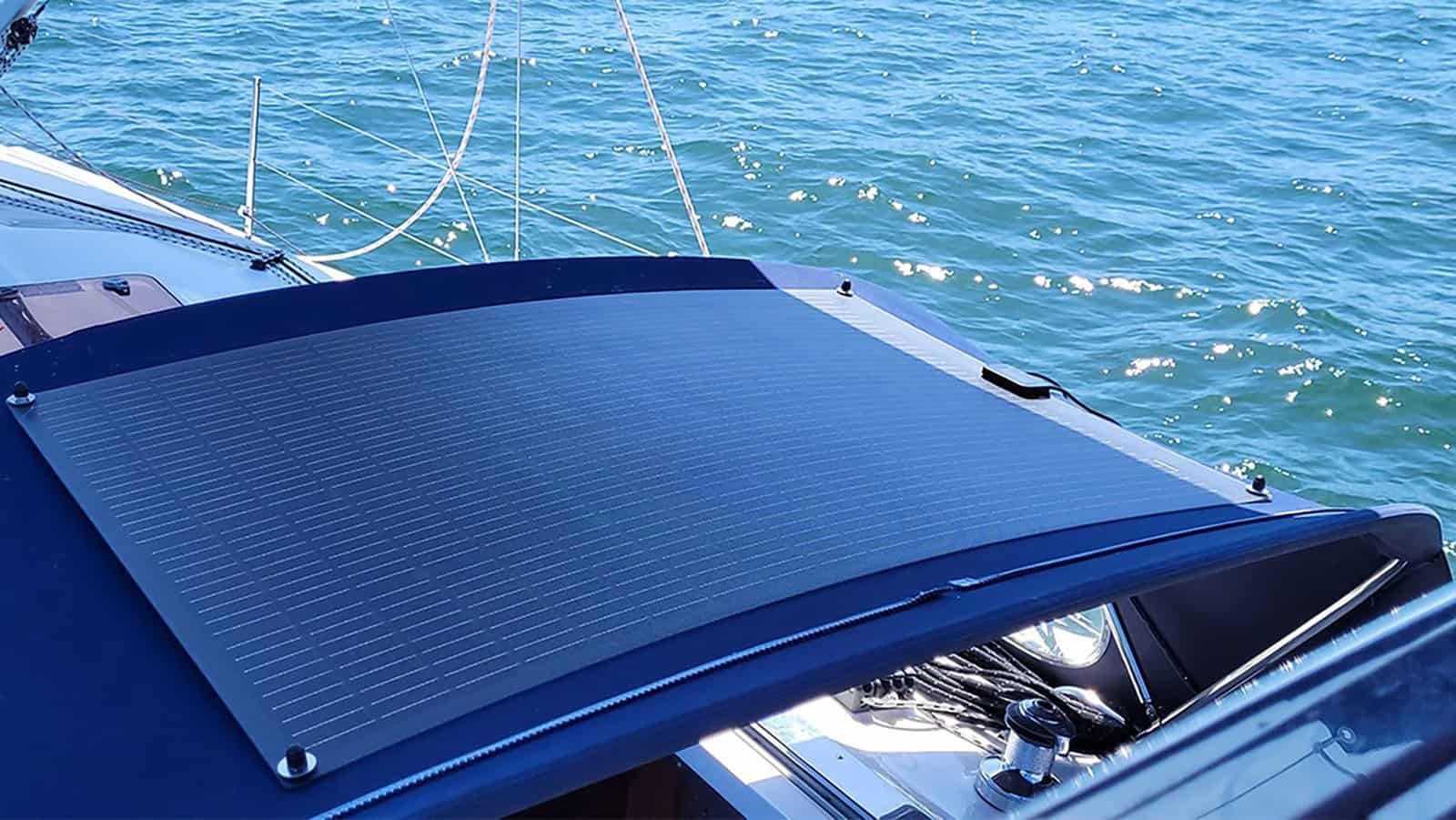 N-Typ ETFE-Solarmodul in Marinequalität installiert