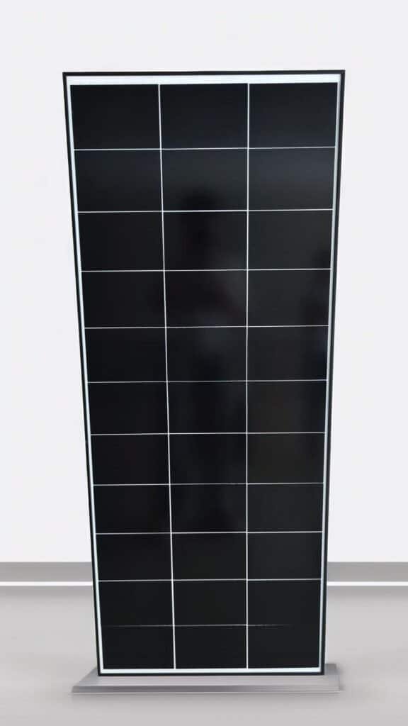 HPBC 2.0 Solar Module with Black Frame for Off-gird Applications